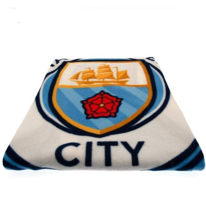 Front - Manchester City FC Pulse Fleece Blanket