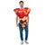 Front - Smiffys Unisex Adult Pizza Costume Poncho