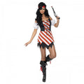 Front - Smiffys Womens/Ladies Pirate Costume Set