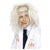 Front - Smiffys Mens Mad Scientist Bald Top Wig