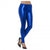 Front - Smiffys Womens/Ladies 80s Disco Metallic Leggings
