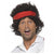 Front - Smiffys Mens 1980s Ace Tennis Player Wig