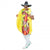 Front - Smiffys Unisex Adult Taco Costume Tabard