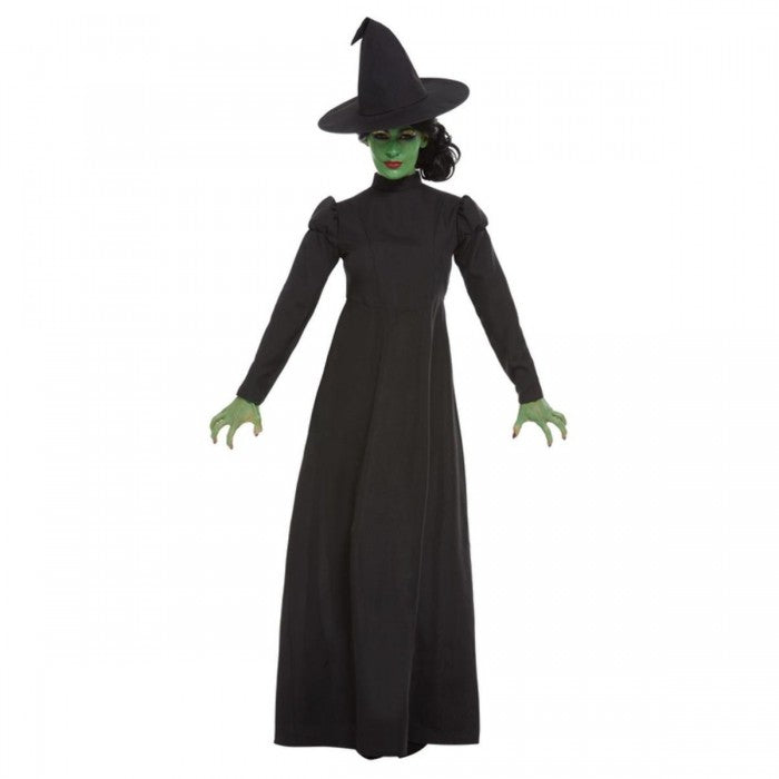 Front - Smiffys Womens/Ladies Wicked Witch Costume Set