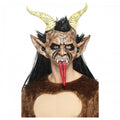 Front - Smiffys Unisex Adult Beast Krampus Demon Mask