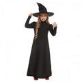 Front - Smiffys Girls Wicked Witch Costume Set