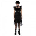 Front - Smiffys Girls Gothic Prom Costume Dress