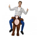 Front - Smiffys Unisex Adult Monkey Piggy Back Costume
