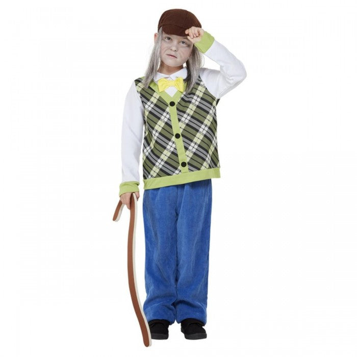 Front - Smiffys Boys Old Man Costume Set