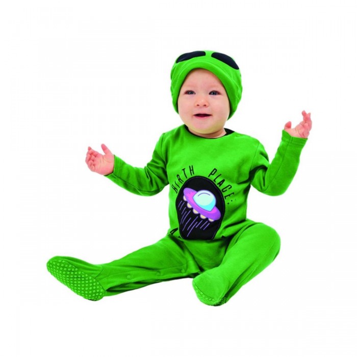 Front - Smiffys Baby Birth Place Alien Costume