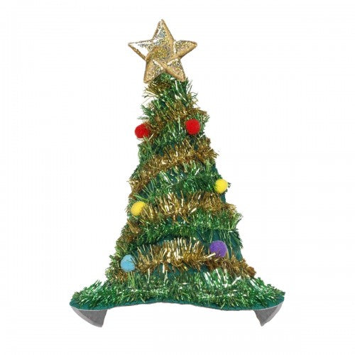 Front - Smiffys Unisex Adult Christmas Tree Costume Hat
