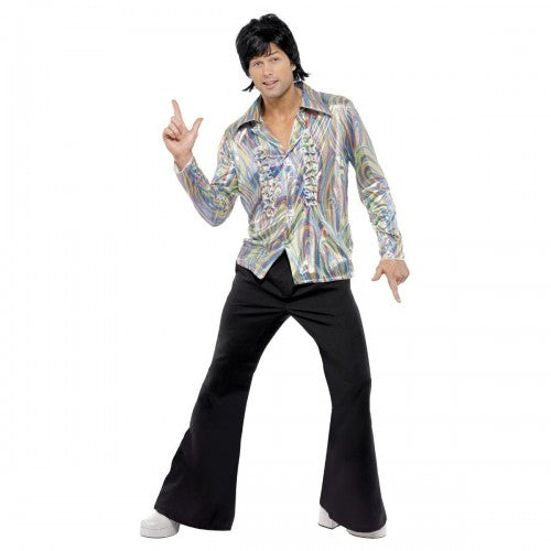 Front - Smiffys Mens 1970s Retro Costume Set
