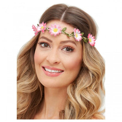 Front - Smiffys Womens/Ladies Daisy Flower Headband (Pack of 3)