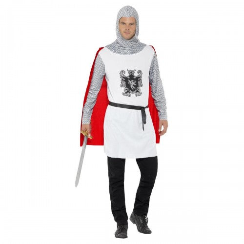 Front - Smiffys Mens Economy Knight Costume Set