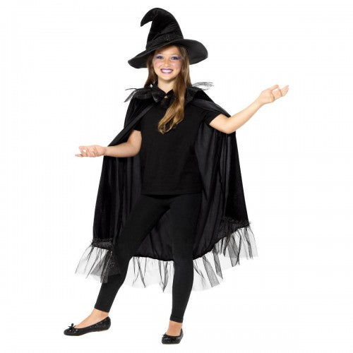 Front - Smiffys Childrens/Kids Witch Sparkly Costume Accessory Set