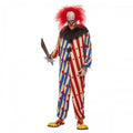 Front - Smiffys Mens Creepy Clown Costume Set