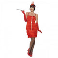 Front - Smiffys Womens/Ladies Flapper Costume Set