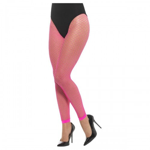 Front - Smiffys Womens/Ladies Net Footless Tights