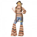 Front - Smiffys Womens/Ladies Harmony Hippie Costume