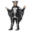 Front - Smiffys Childrens/Kids Bat Skeleton Costume