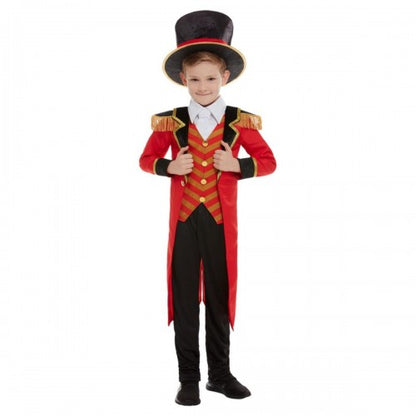 Front - Smiffys Childrens/Kids Deluxe Ringmaster Costume Set