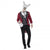 Front - Smiffys Mens Deluxe Rabbit Costume Set