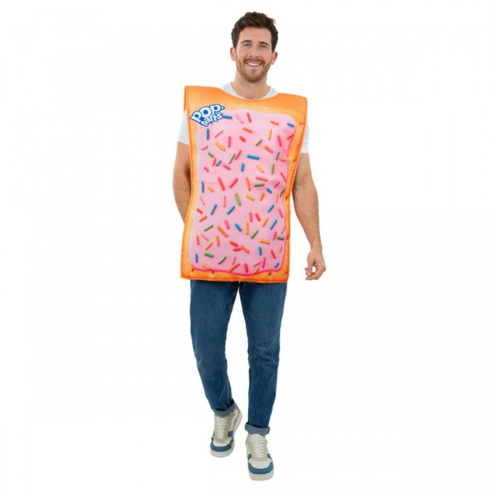 Front - Pop Tarts Unisex Adult Strawberry Milkshake Costume
