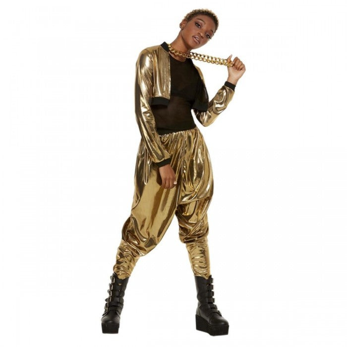 Front - Smiffys Womens/Ladies 80s Hammer Time Costume