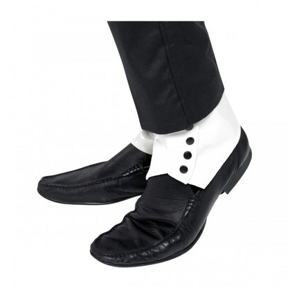 Front - Smiffys Unisex Adult Plain Spats