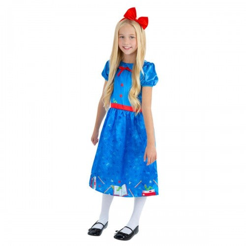 Front - Smiffys Girls Book Worm Costume Set