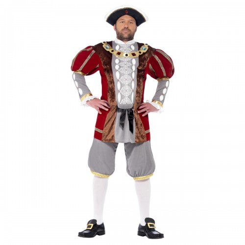 Front - Smiffys Mens Deluxe Henry VIII Costume Set