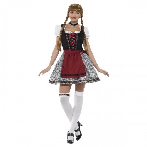 Front - Smiffys Womens/Ladies Flirty Frulein Bavarian Costume Set