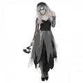 Front - Smiffys Womens/Ladies Graveyard Bride Costume