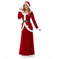 Front - Smiffys Womens/Ladies Deluxe Miss Claus Costume Set