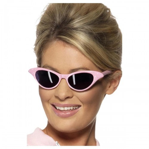 Front - Smiffys Flyaway Style Rock & Roll Costume Sunglasses