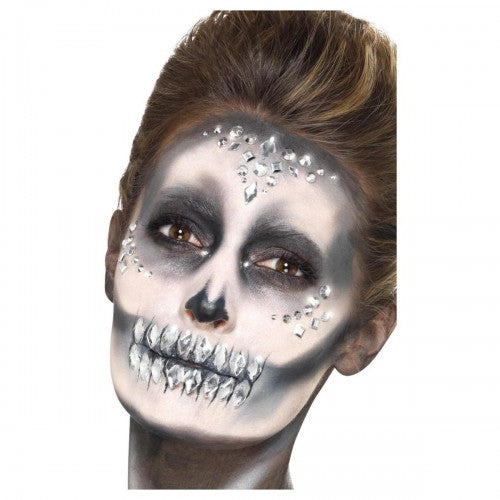 Front - Smiffys Make-Up FX Gemstone Face Jewels (Pack of 100)