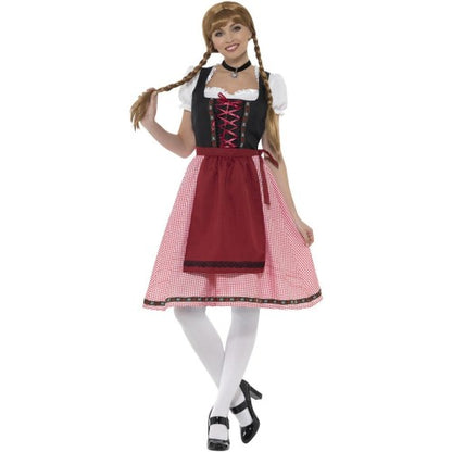 Front - Smiffys Womens/Ladies Bavarian Tavern Maid Costume Set