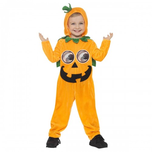Front - Smiffys Toddler Pumpkin Bodysuit
