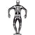 Front - Smiffys Unisex Adult Skeleton Costume Skinsuit
