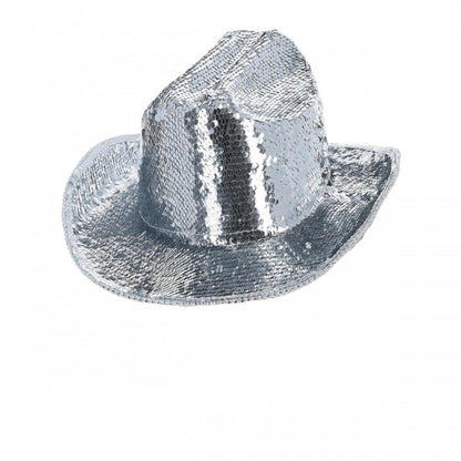 Front - Smiffys Fever Deluxe Sequin Cowboy Hat