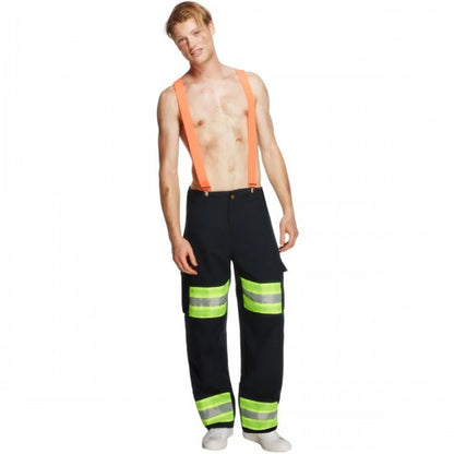 Front - Fever Mens Firefighter Costume Set