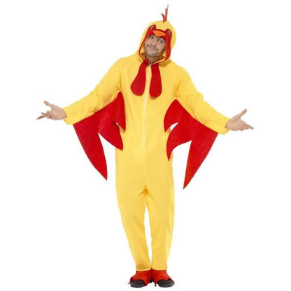 Front - Smiffys Unisex Adult Chicken Costume