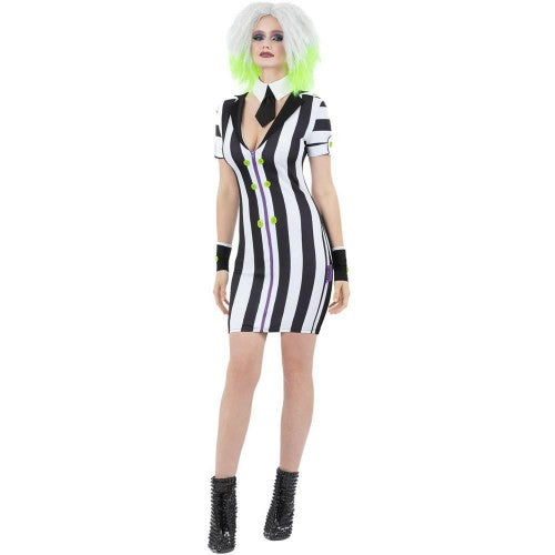 Front - Beetlejuice Halloween Costume Dress