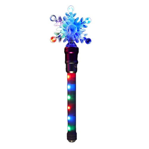 Front - Smiffys Light Up Snowflake Wand