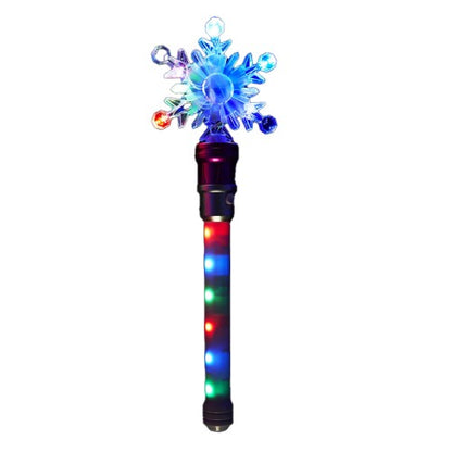 Front - Smiffys Light Up Snowflake Wand