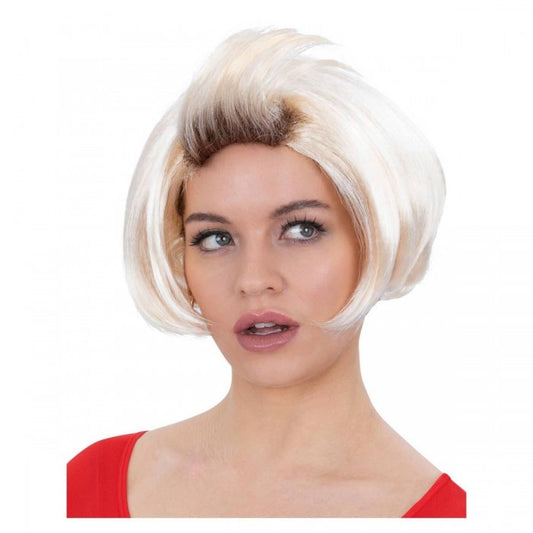 Front - Smiffys 90s Mary Flick Wig