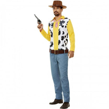 Front - Smiffys Mens Western Cowboy Costume