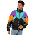 Front - Smiffys Unisex Adult 80s Windbreaker