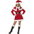 Front - Smiffys Womens/Ladies Miss Santa Fleece Costume Set
