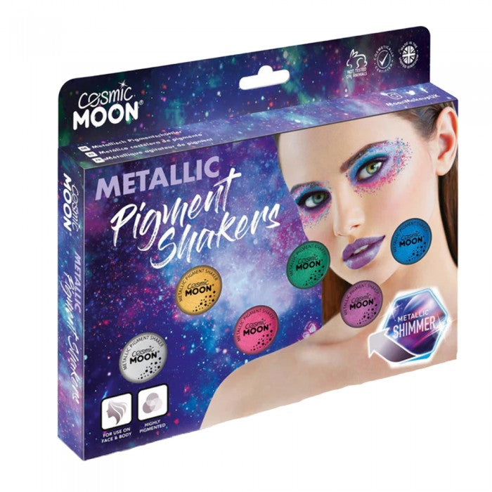 Front - Cosmic Moon Metallic Pigment Powder (Pack of 6)